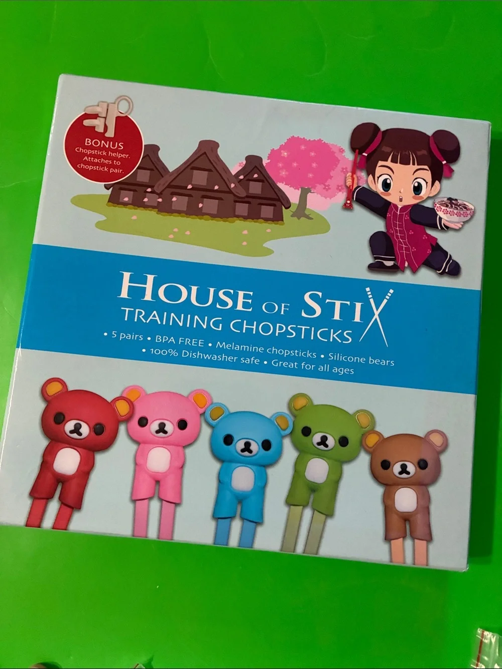 House of Stix - TRAINING CHOPSTICKS (set of 5) - Picture 2 of 12